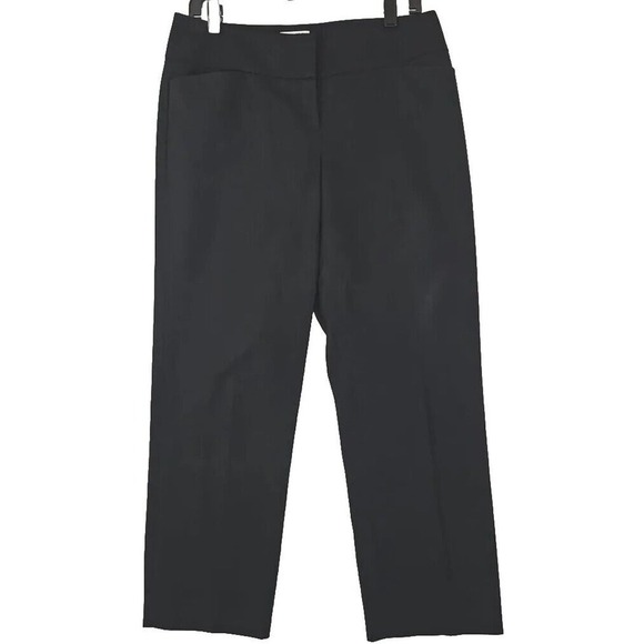Halogen ~Woman Size 6~ Black Taylor Fit Culottes Length Dress Pants. - Picture 3 of 12